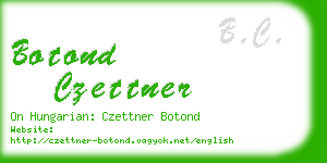 botond czettner business card